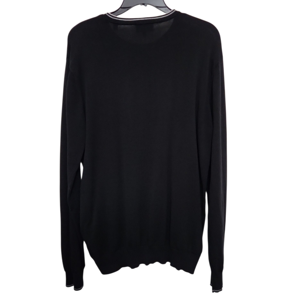 Men's Emporio Armani Black Crewneck Sweater - Picture 6 of 6